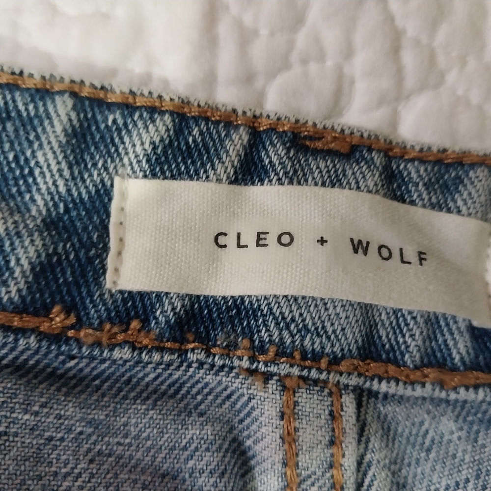 CLEO -WOLF Men's Cotton Relaxed Blue Denim Jeans Size 31-32 NWT - Picture 7 of 12